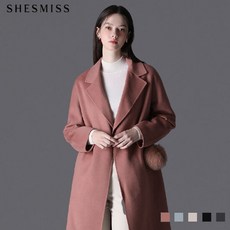 [쉬즈미스] 럭스 폭스방울 울블렌드 코트