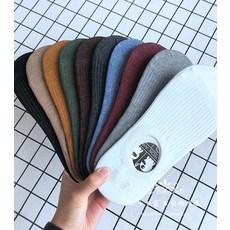 SSNZ 와 남자 표 같이 아염소 합시다 논슬립 미끄럼방지 10 겹 아케이스 발목양말 학생 커플 면양말