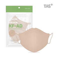 TAS 마스크 KF-AD 시그니처핏 새부리형 비말차단 마스크 대형 1개입 50매, 50개입, 1개, 시그니처핏_코랄핑크