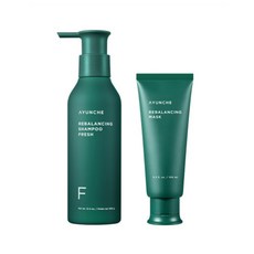 아윤채 리밸런싱 헤어 케어 2종 세트 샴푸 350g + 마스크 100ml, 프레시 [산뜻한 타입], 1개