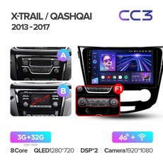 차량 자동차 와이파이 라우터 동글 캠핑 유심 teyes cc3 for nissan x-trail xtrail x - trail 3 t32 2013-2017 qashqai 2 j11, 협력사, 추가로. cc3 32g ab-f1, 1개