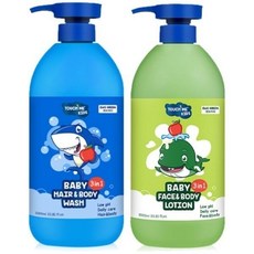 포멀비 터치미 키즈 바디워시 바디로션 대용량 1000ml 2개 유아 어린이 아기 약산성, {BA3}바디로션 2개