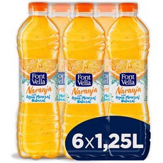 Font Vella Lemonade 폰트벨라 오렌지 레모네이드 1.25L 6개입