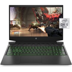 HP 파빌리온 게이밍 16 노트북 PC 엔비디아 지포스 GTX 1650 Ti 인텔 코어 i5-10300H 8GB DDR4 RAM 512GB PCIe NVMe SSD 16.1 풀, Intel i5-10300H, Nvidia GTX 1650_Shadow Black