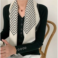 1+1무드스카프 여성스카프 스트라이프스카프