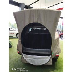 SUV 차박텐트 차박 도킹텐트 차량용텐트 그늘막, 카키색 옷천