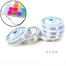 잇쏘마켓 비즈 공예 우레탄 와이어 DIY반지투명줄, 0.7mm, 1개
