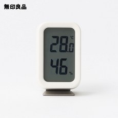 무인양품 디지털 온습도계 스탠드형 화이트 MJ-DTHW1 일본발송, 단일 옵션, 1개