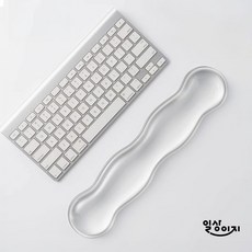일상이지 투명 물방울 실리콘 팜레스트 마우스 키보드 손목 받침대, 1개, 02 키보드(단품)