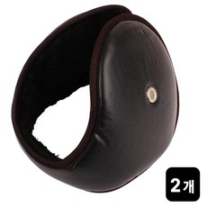 겨울 방한 귀마개 2개 (대형) 가죽귀마개 귀도리