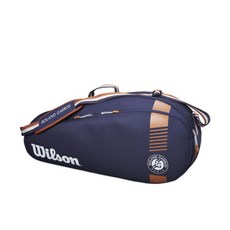 윌슨 ROLAND GARROS TEAM 테니스 라켓 가방 NAVY 3PK 3팩, 3개