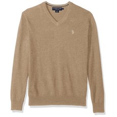 해외 폴로 U.S. Polo Assn. Mens Stretch Fabric Solid V-Neck Sweater PROD2060000418 스웨터