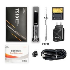 TS101 납땜 다리미 온도 가능 전자 스 미니 USB 90W PD 충전기 TS100 TS, 04 TS-K_02 EU 플러그