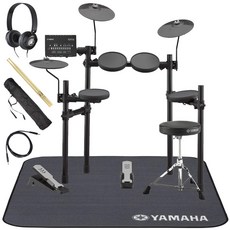 YAMAHA DTX402KS 전자 드럼 야마하 순정 헤드폰과 스틱과 매트 세트
