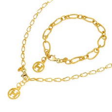 순금팔찌목걸이세트