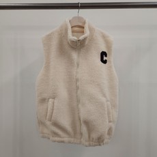 C 貼片拉鍊背心