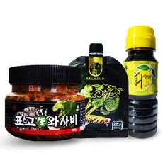 [Set4] 표고500g+생와사비100g+레몬회간장100ml