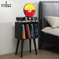 Gramovox 레코드 LP판 앨범 캐비닛 보관 캐비닛 선반 빈티지 소품, J28CM - cdlp장