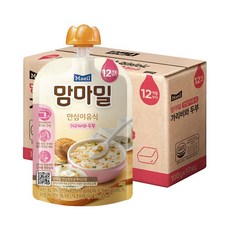 맘마밀 안심이유식 12개월, 가리비와 두부, 100g, 10개 - 맘마밀12개월