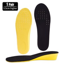 EVA 풀 남성 편안한 높이 흡수 않는 1 깔창 증가 5cm 여성 충격 보이지 3 2 패드, EU 43-44, 3.5cm higher, 1개