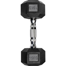 블랙육각 아령 5-25KG, 1개, 15kg