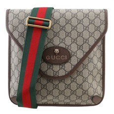 [Gucci]구찌 네오 빈티지 GG 미디움 메신저백 브라운 캔버스 남성 숄더백 5986049C2VT8745
