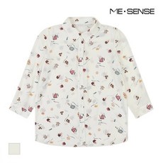 [미센스] 티타임패턴 블라우스_MB28BLM117D