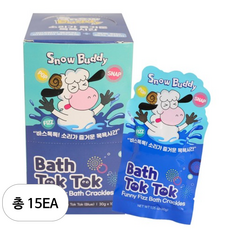 스노우버디 바스톡톡 입욕제 블루 아쿠아 10p, 300g, 15개