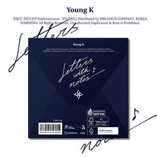 영케이 Young K - Letters with notes (Digipack Ver.), 특전 없음