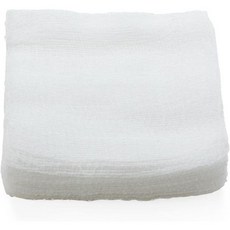 메드라인 멸균 100% 면 직조 거즈 스펀지 4" x 12-Ply 상처 드레싱 및 일반 청소에 이상적이며 10개 팩, 4 x 4 Inch (10 Count) - 멸균거즈10×10