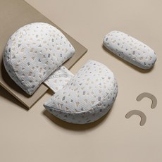 복부 다기능 전신 베개 눕는 쿠션 다리 인공 출산 옆으로 제품 허리 U자형, White 1