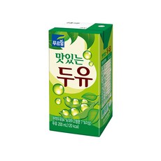푸르밀 맛있는 멸균 두유 200ml x 48팩, 48개