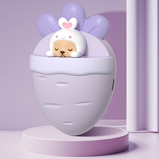 TAOMI 당근 휴대용 충전식 손난로, 퍼플