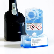 BRAUN 클린 앤 리뉴 면도기 세정액