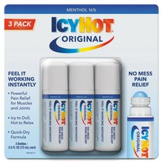 Icy Hot 롤온 바디젤 콜드 테라피 3개 세트