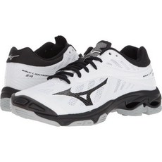 Mizuno 미즈노 웨이브 라이트닝 Z4 여성 화이트블랙 6 화이트/블랙