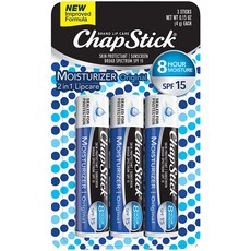chapstick 입술 피부의 수분 제공 크림 그리고 피부 예방 보호제 (원래 맛 1 물집 3 상속 입술 연고 튜브 썬크림 spf 15일 3 카운트 (팩 의 1)