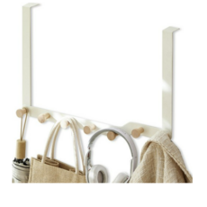 레디박스 공간활용 우드 문걸이 도어행거 후크 7구 30cm, 3개