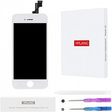 YPLANG For iPhone SE / 5S 수리 용 교체 용 LCD 화면 교체 수리 교체 용 LCD 전면 패널 터치 패널 액정 패널 앞 유리, 단일상품, 단일상품