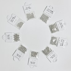 925실버 은볼 4mm 50개 묶음 비즈공예 팔찌만들기 악세사리부자재