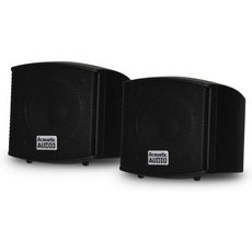 어쿠스틱 오디오 AA321B 거치형 실내 스피커 400와트 블랙 책장 쌍, Black_Indoor Speaker