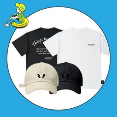 인프레쉬 인프레쉬 x 김시선 후원 티셔츠+볼캡 패키지 커플티 반팔티