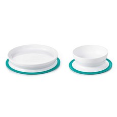 OXO Tot Stick & Stay 흡착 플레이트 네이비, Bundle, Teal