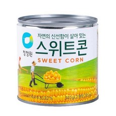 청정원 스위트콘 통조림, 340g, 12개