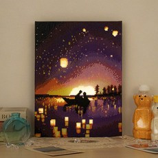 야광보석십자수