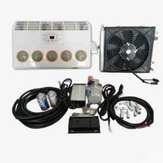 화물차 무시동 에어컨 차박 냉난방 트럭 굴삭기 캠핑, 24V 블랙박스(냉매) + 풀 세트