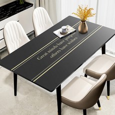 북유럽 방수 가죽 식탁보 테이블보, 90 * 90cm, E
