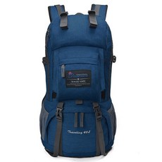  등산가방 백팩 남녀 아웃도어 가방 트레킹 캠핑 대용량 40L 백팩 MOUNTAINTOP, 스타 블루 II 