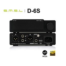 SMSL D-6S D6s 고해상도 오디오 HIFI 디코더 MQA CD USB DAC ES9039Q2M 4 OPA1612 PCM768 DSD512 블루투스 5.1 LDAC RCA X - smsl