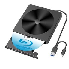 블루레이 슬림 광학 드라이브 4K 버너 USB 30 DVD 플레이어 3D 라이터 리더 CDDVD